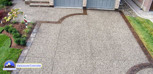 Exposed Aggregate Concrete Driveway